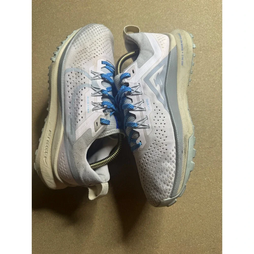 Nike Pegasus Trail 4 Grey Blue Running Shoes DJ6159-600 Womens 8